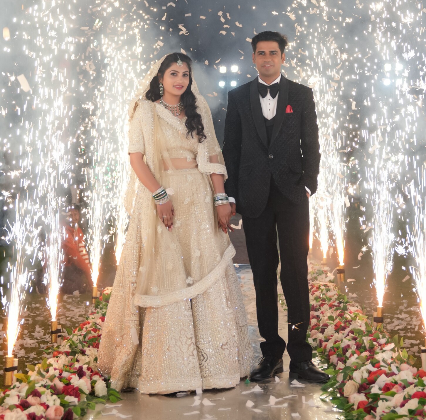 Destination wedding portrait in Rajasthan